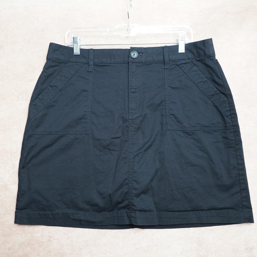 Croft & Barrow Black Stretch Skort Size 16